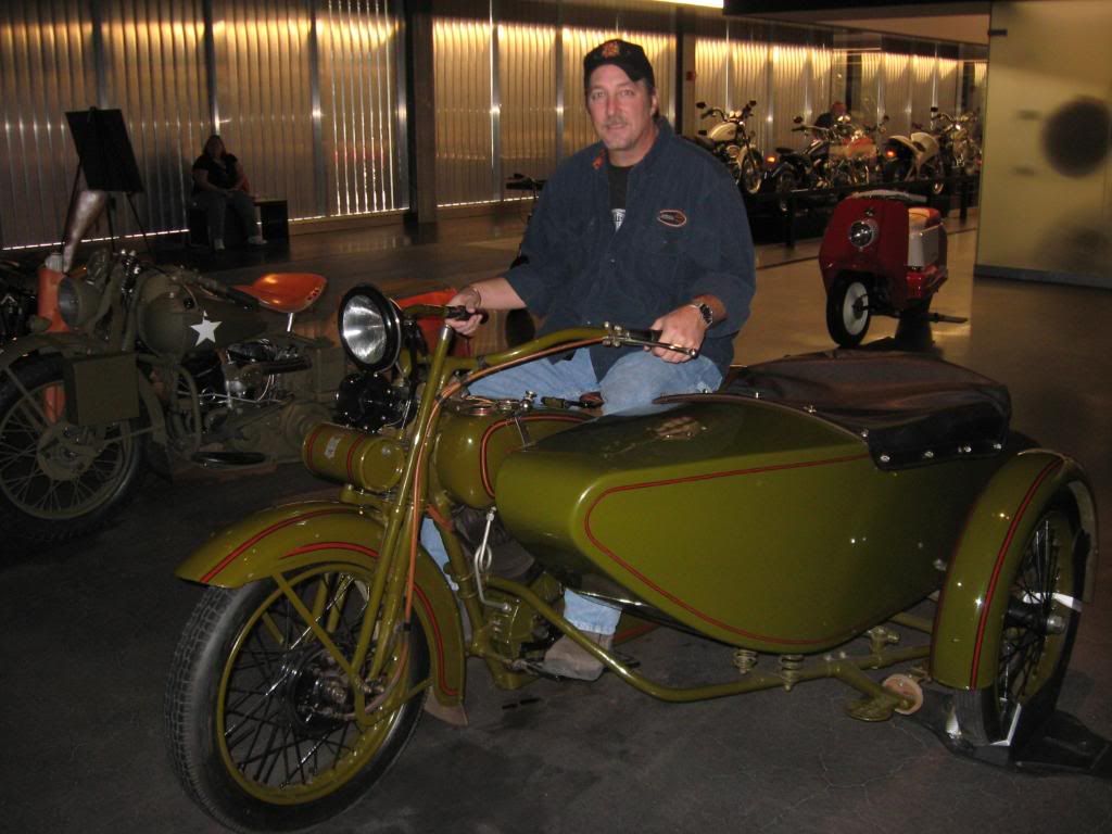 Us sitting on some older bikes. Rock Tumbling Hobby